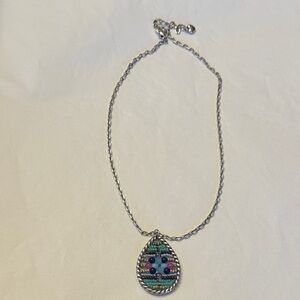 Brighton Wisteria beaded teardrop necklace